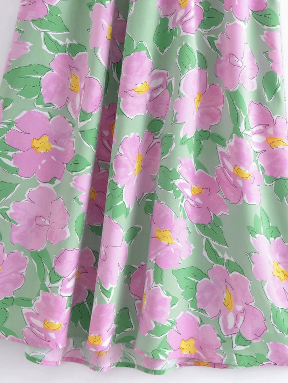 Spring Maxi Halter Neck Tie Printed Dress